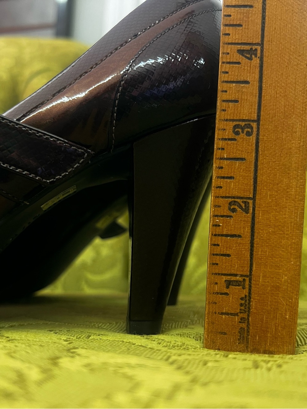 Gianni Bini Dark Burgundy
Patent Leather Mary Jane
Strappy Heels 7.5 - Picture 3 of 6